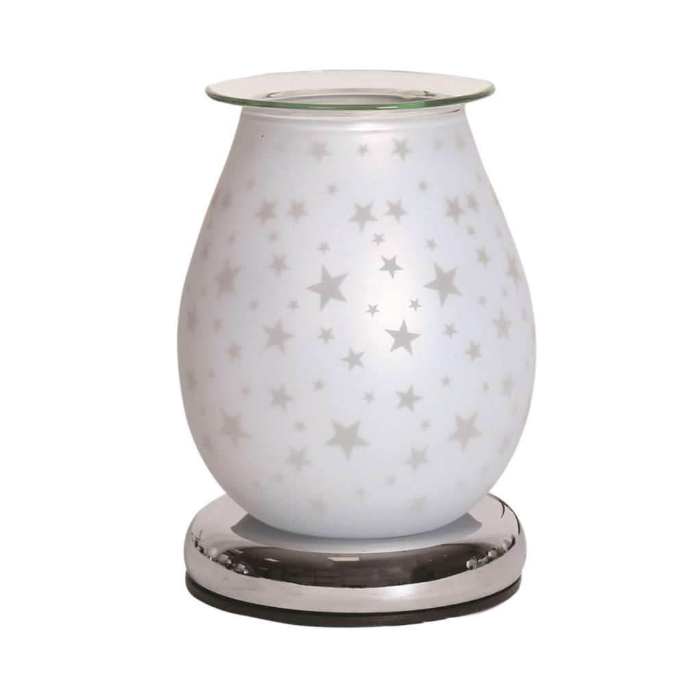 Aroma Stars White Satin 3D Electric Wax Melt Warmer Extra Image 1